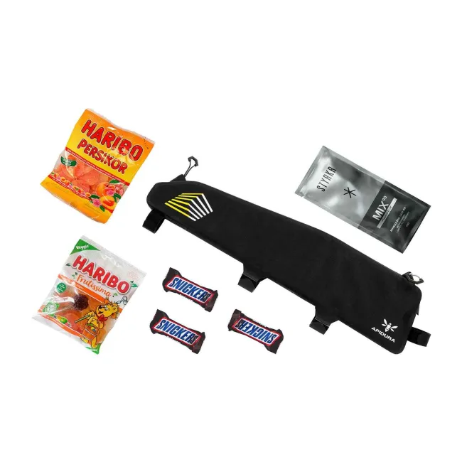 Apidura - geanta cadru bicicleta Racing Long Top Tube Pack 2 litri - negru galben