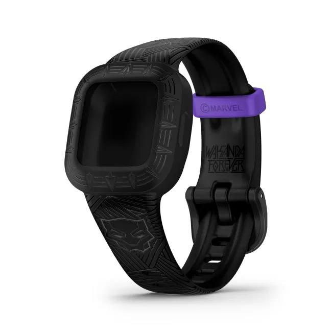 Garmin Vivofit Jr. 3 - curea schimb - neagra Marvel Black Panther Band