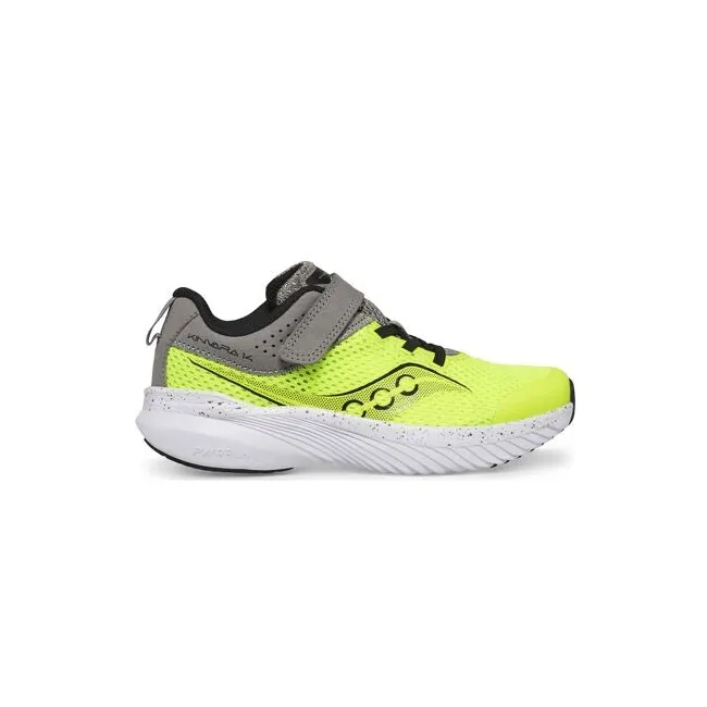 Saucony - pantofi alergare pentru copii - Kinvara 14 A/C - citron | grey