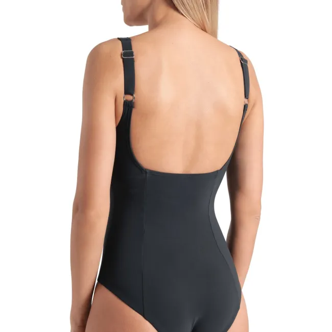 Arena - costum inot femei intreg - W Swimsuit Giuliana Squared Back C - Night Grey I Night Grey I Multi