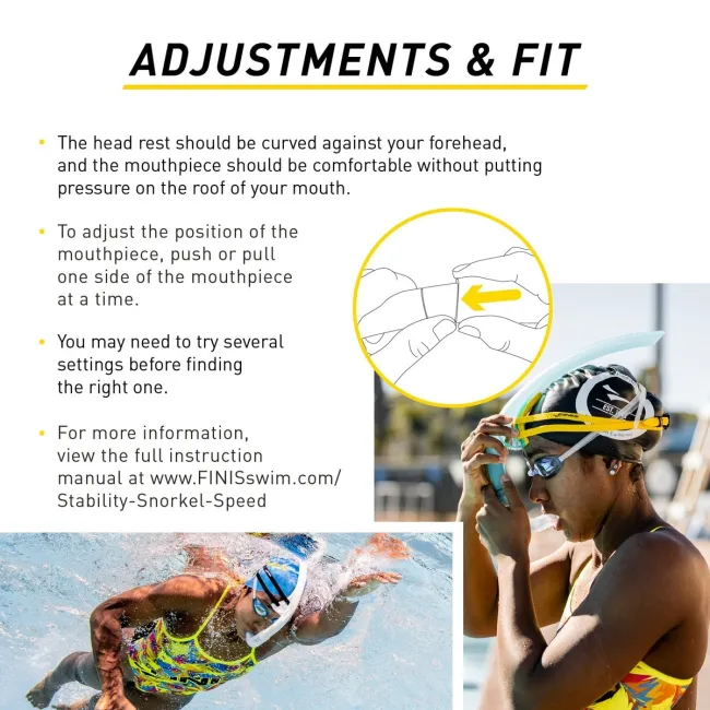 Finis - Snorkel - Stability Snorkel Speed - albastru navy