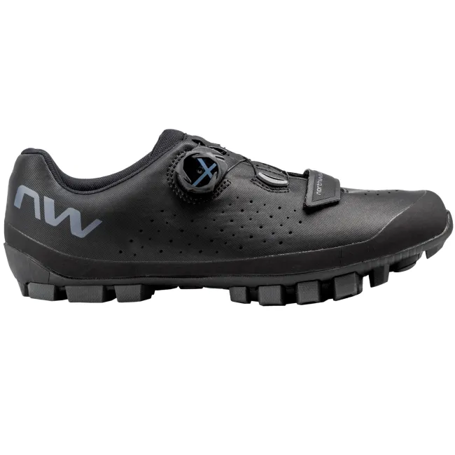 Northwave - pantofi ciclism MTB XC - Hammer Plus Wide - Black | Dark Grey