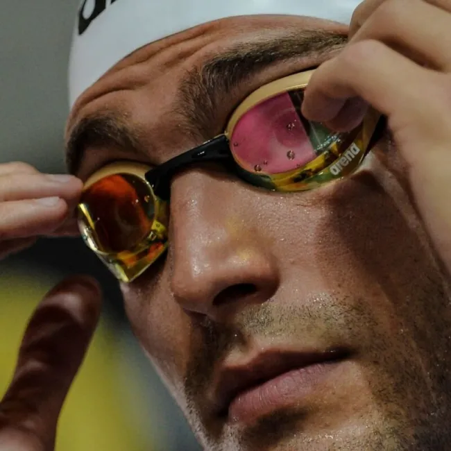 Arena - ochelari inot - Cobra Ultra Swipe Mirror - Yellow Copper | Gold