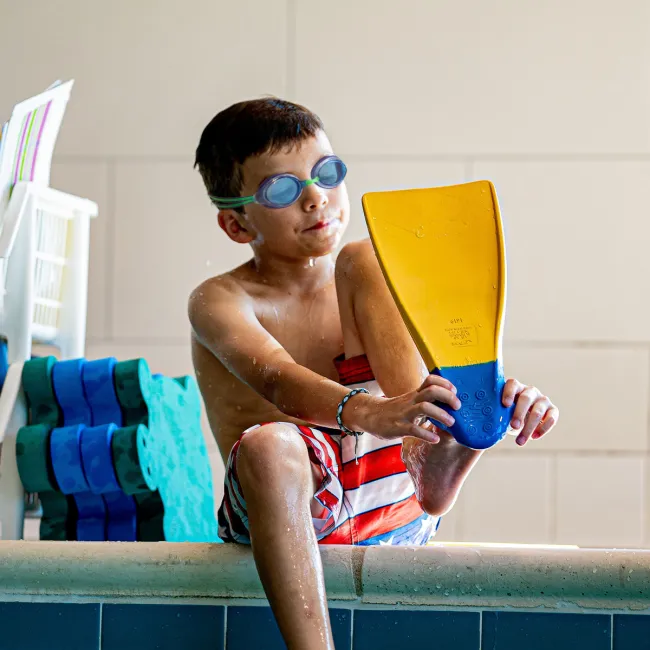 Finis - ochelari inot pentru copii (8-12 ani) Ripple Goggles - transparent albastru roz