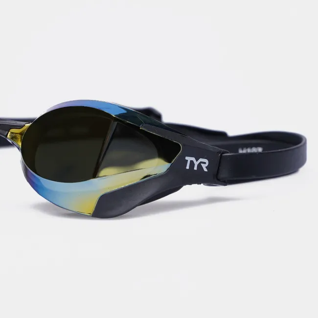 TYR - ochelari inot performanta - Tracer-X RZR Racing Goggles Mirrored - auriu | negru