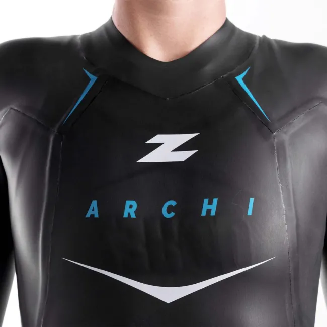 Z3R0D - costum neopren femei Archi wetsuit - negru albastru