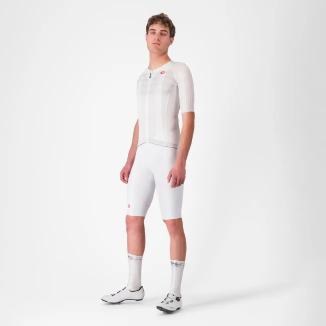 Castelli - tricou ciclism maneca scurta race fit - Aero Race 8S Jersey - 18-36 gr C - alb