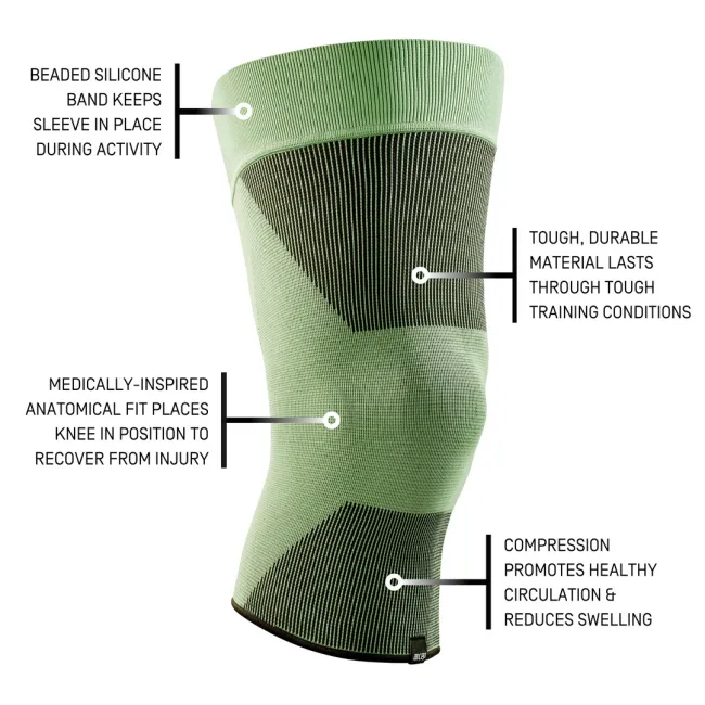CEP - ortho genunchi - Mid Support Compression Knee Sleeve - Verde