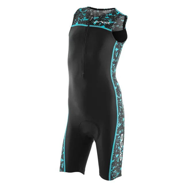 Orca Core Race Suit costum triatlon copii negru-albastru