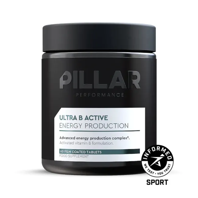 Pillar Performance - supliment energizant Ultra B Active energy production supplement - cutie 60 tablete