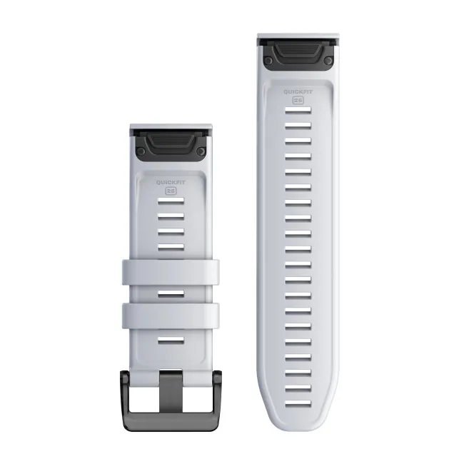 Garmin QuickFit 26 - curea silicon - alb Whitestone