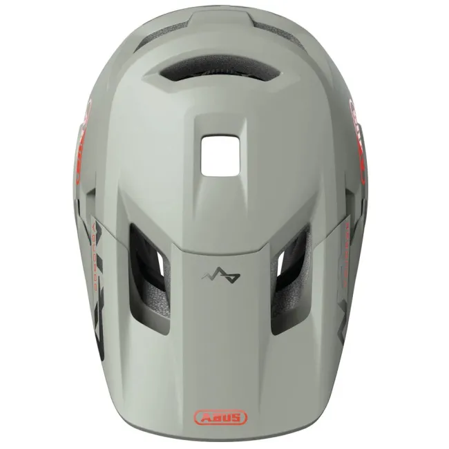 Abus - casca ciclism copii Youdrop FF (acoperire integrala) helmet - gri deschis calcar