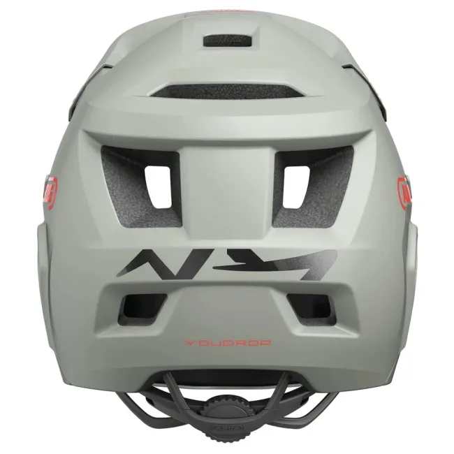 Abus - casca ciclism copii Youdrop FF (acoperire integrala) helmet - gri deschis calcar