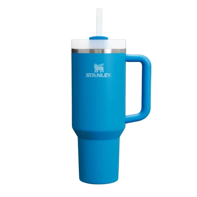 Stanley - termos tip sticla cu pai - Quencher H2.0 Tumbler - Bleu - 1.18L