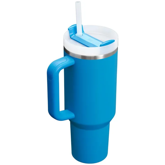 Stanley - termos tip sticla cu pai - Quencher H2.0 Tumbler - Bleu - 1.18L