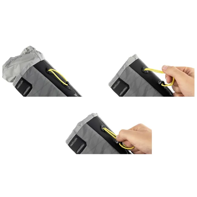 Apidura - geanta ghidon bicicleta Backcountry 2.0 Food Pouch 1.2 litri (varianta Plus) - gri negru