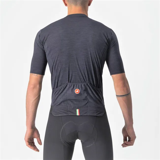 Castelli - tricou pentru ciclism cu maneca scurta Essenza Jersey - negru