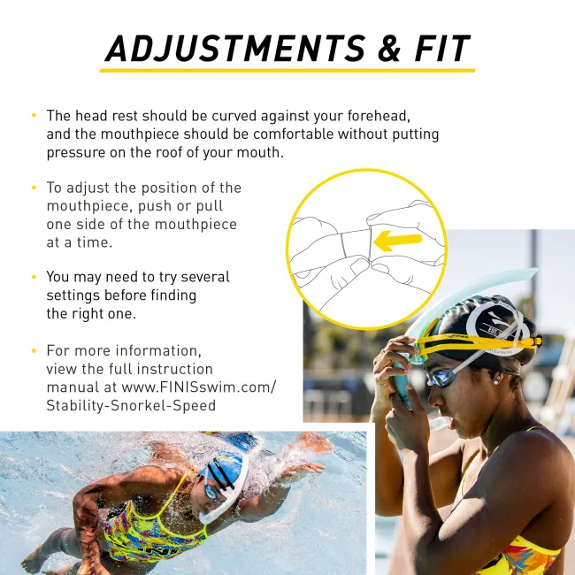 Finis - Snorkel - Stability Snorkel Speed - negru