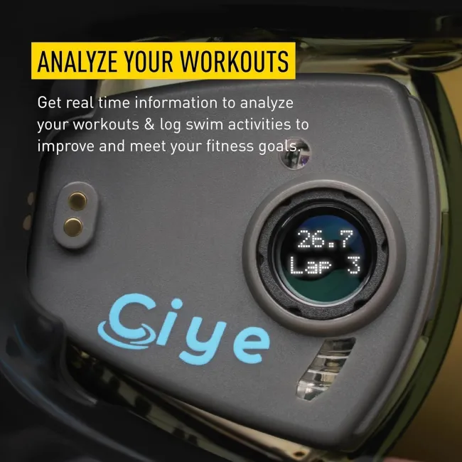 Finis - ochelari inot adulti Smart Google - alb gri inchis fumuriu