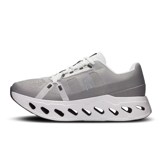 On - pantofi alergare - Cloudeclipse W - alb argintiu Alloy | White