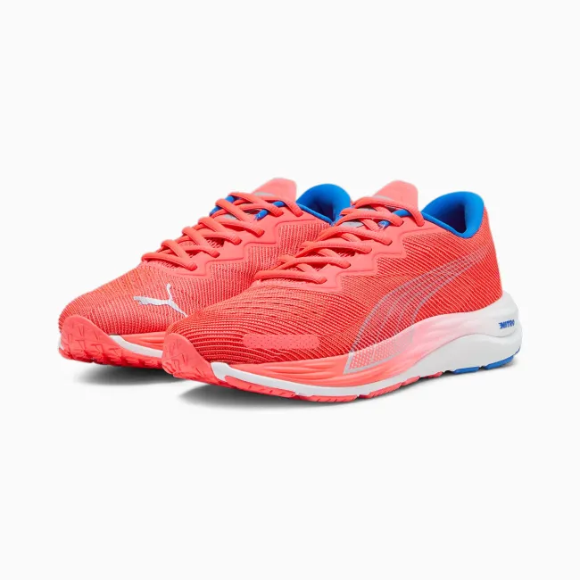 Puma - pantofi alergare pentru femei Velocity Nitro 2 - portocaliu Orhidee alb albastru Ultra