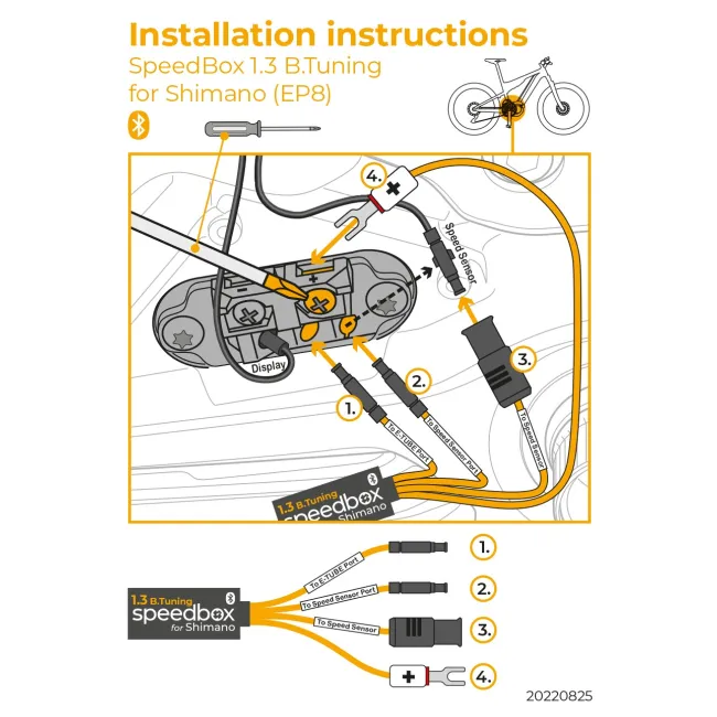 Speedbox - Shimano EP8 - 1.3 Bluetooth tuning + E-Tube port