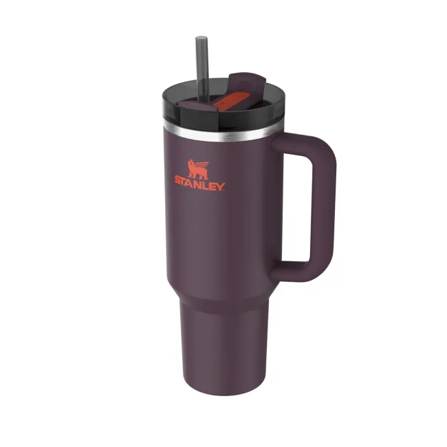Stanley - termos tip sticla cu pai - Quencher H2.0 Tumbler - Plum - 1.18L
