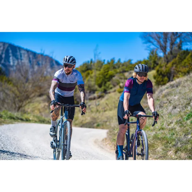 Northwave - Tricou ciclism maneca scurta pentru barbati Storm Air jersey - gri inchis galben fluo