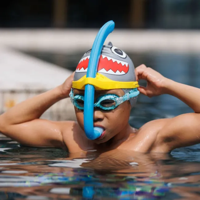 Finis - accesoriu inot pentru copii Snorkel Stability Jr - albastru ocean