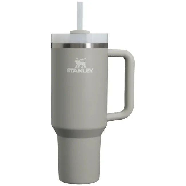Stanley - termos tip sticla cu pai - Quencher H2.0 Tumbler - Ash - 1.18L