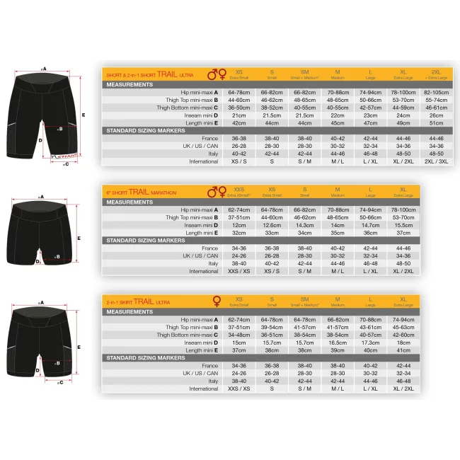 Instinct Fusta femei - Trail Skirt - Negru