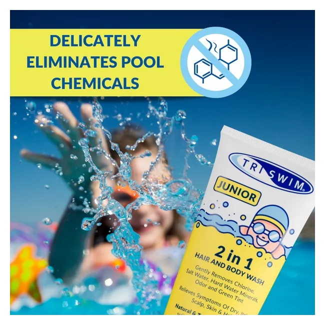 Triswim - 2 in 1 junior - sampon si gel de dus - sweet persimmon - 200ml