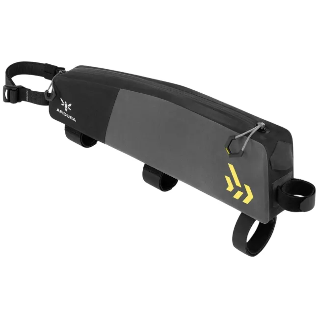 Apidura - geanta cadru bicicleta Backcountry 2.0 Long Top Tube Pack 1.8 litri - gri negru