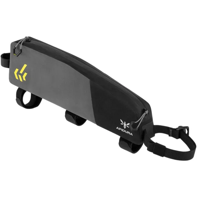 Apidura - geanta cadru bicicleta Backcountry 2.0 Long Top Tube Pack 1.8 litri - gri negru