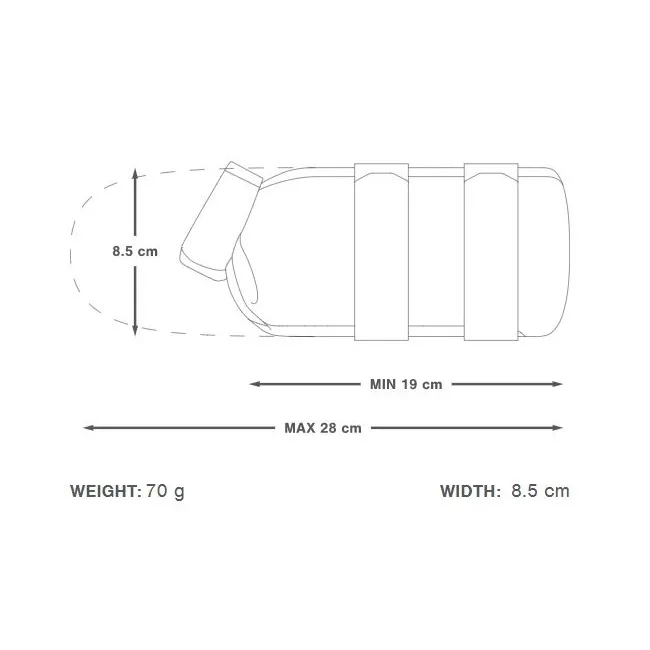 Apidura - geanta mica bicicleta Expedition cargo cage pack (1.3L) - gri negru