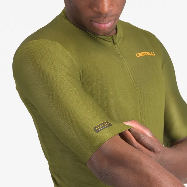 Castelli - tricou ciclism maneca scurta regular fit - Unlimited Entrata 3 Jersey - verde