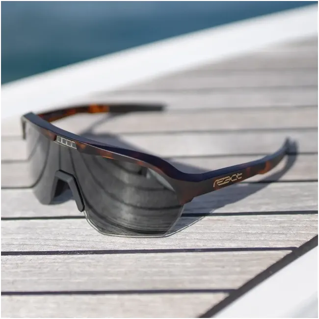 Ochelari de soare electro fotocromatici React Swiss OPTRAY AMBER - lentila gri si rama Amber