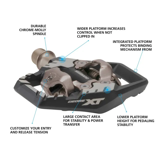 Shimano - pedale MTB clipless - Deore XT PD-M8120