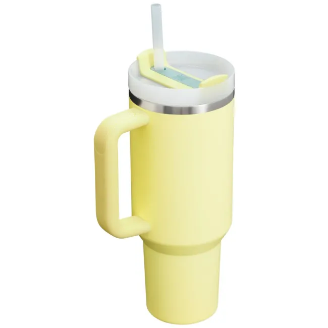 Stanley - termos tip sticla cu pai - Quencher H2.0 Tumbler - Galben - 1.18L