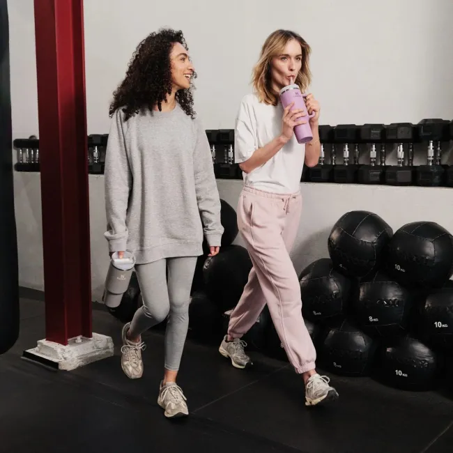 Stanley - termos tip sticla cu pai - Quencher H2.0 Tumbler - Galben - 1.18L