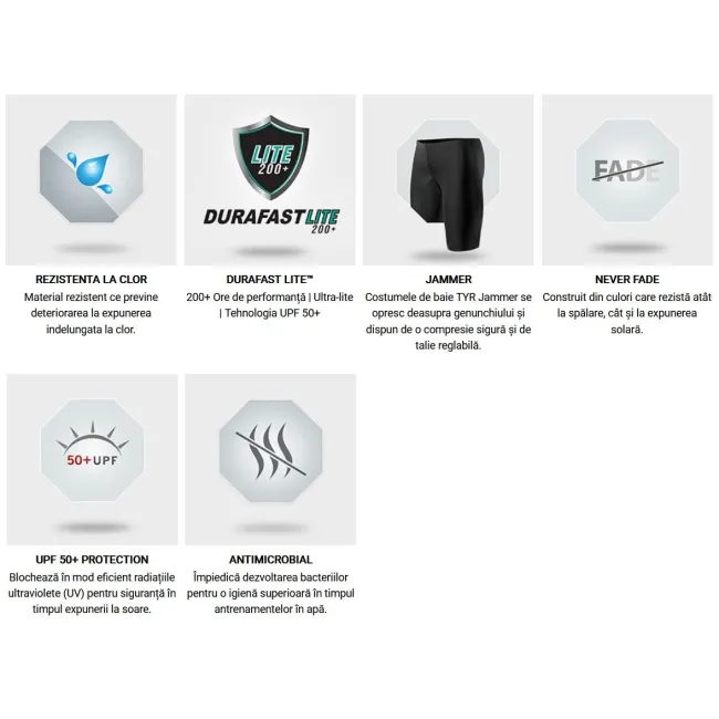 TYR - Jammeri inot barbati Atolla blade - negru rosu