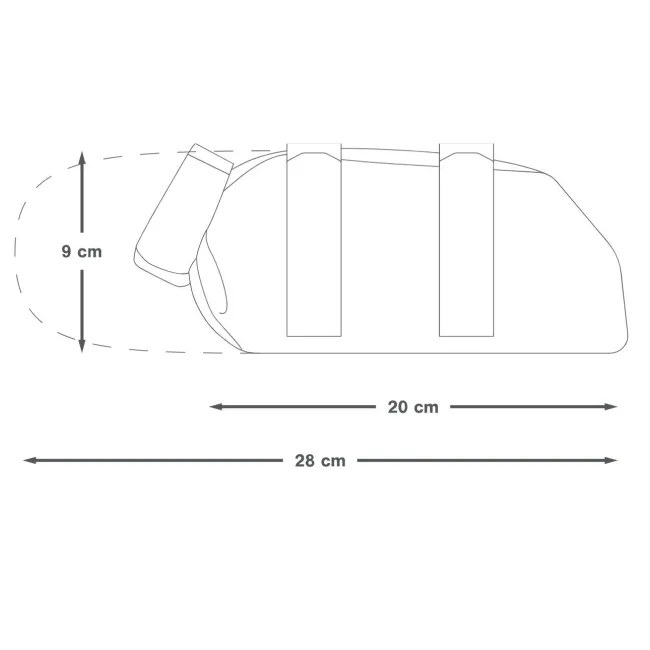 Apidura - geanta bicicleta Expedition Fork Pack 4.5L litri, fara suport prindere - gri negru