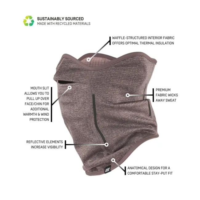 CEP - incalzitor gat - cold weather neckwarmer - aubergine