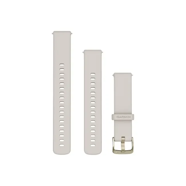 Garmin - curea silicon - Quick Release 18 watch band - Venu3s - Ivory I Soft Gold