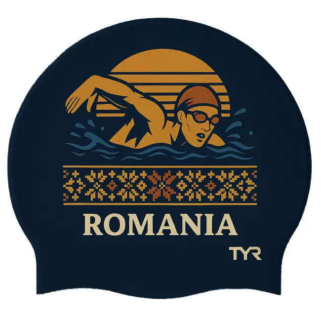 TYR - casca inot silicon Romania - campionat mondial junior Otopeni