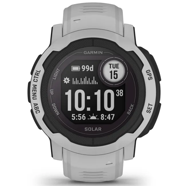 Garmin - Instinct 2 Solar smartwatch robust cu GPS - Mist Gray