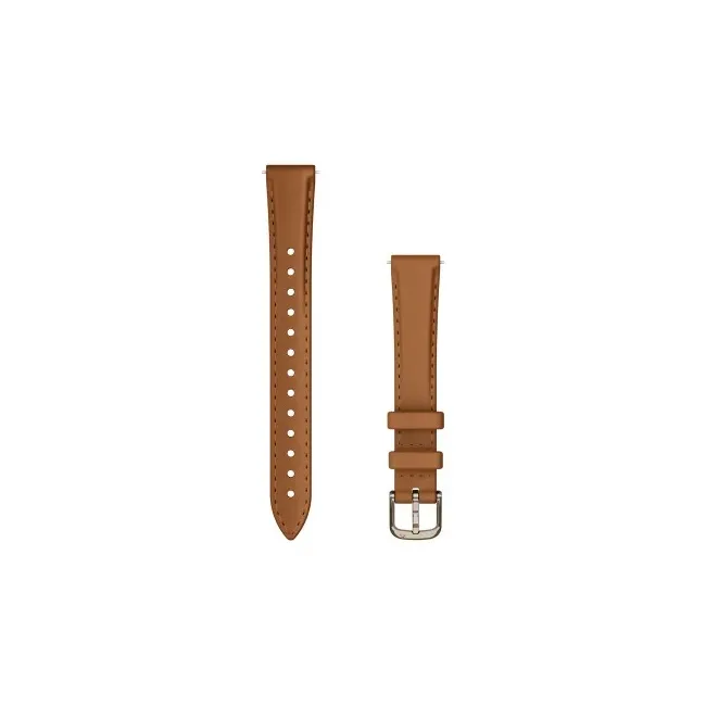 Garmin - curea piele - Lily 2 - 14 mm - tan | cream gold