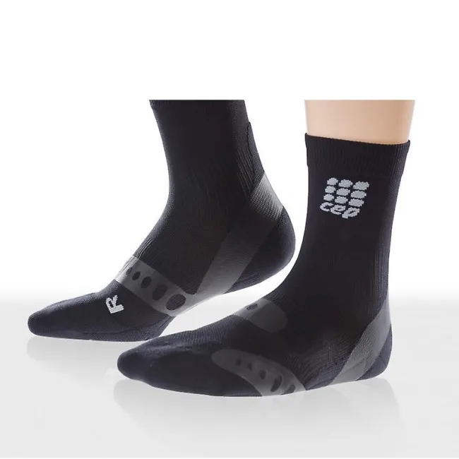 CEP - Sosete scurte pentru suport pronatie, model unisex, Ortho Pronation Control Short Socks - negru