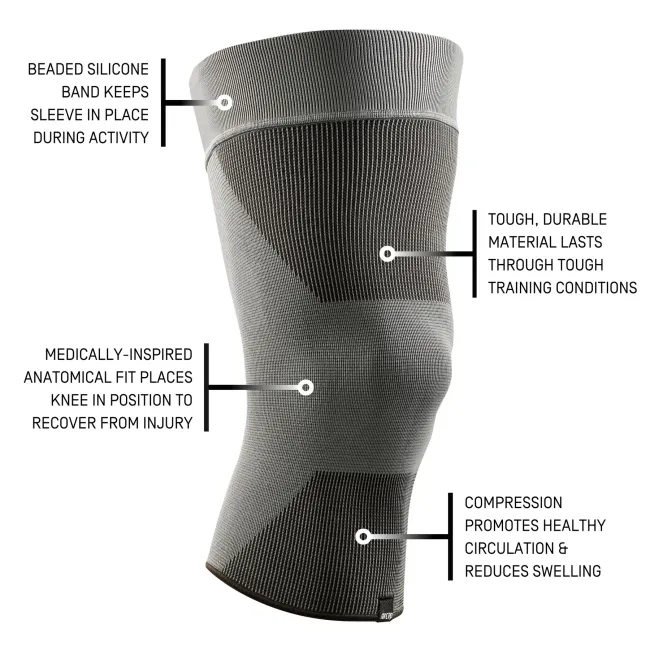 CEP - ortho genunchi - Mid Support Compression Knee Sleeve - Gri