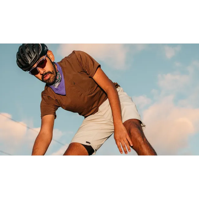 Specialized - Pantaloni ciclism scurti pentru barbati Adventure pants - maro doppio